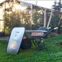 BEGA Erddämpfer Dämpfschubkarre 70 Liter, Kompost und Erde dämpfen