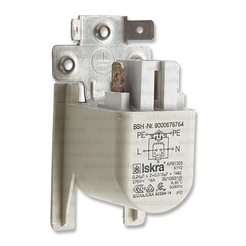 BOSCH B/S/H 00623688 Entstörschutz 0,24µF für Wäschetrockner