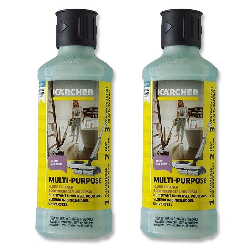 Kärcher 6.295-944.0 Bodenreiniger RM536 universal 2x500ml für Hartböden